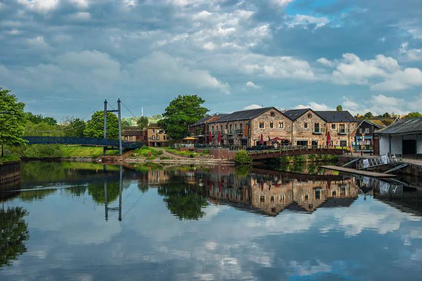 3. Exeter's historic quayside