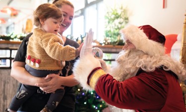 Join Santa for a festive break at Haven.