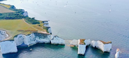 Check out Old Harry Rocks