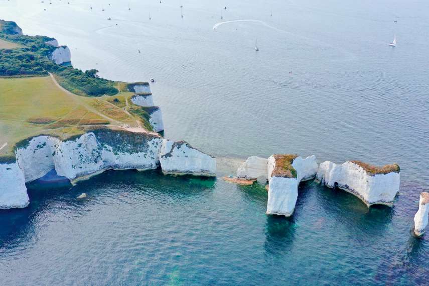 Check out Old Harry Rocks