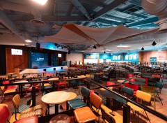 The inside of Marton Mere's new showbar in 2026