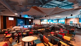 The inside of Marton Mere's new showbar in 2026