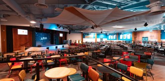 The inside of Marton Mere's new showbar in 2026