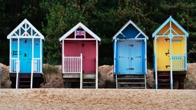 Beach huts