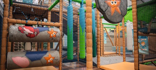 Soft play areas at Haven Haggerston Castle, Northumberland.