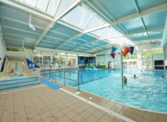 Indoor and outdoor pools at Kiln Park