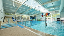 Indoor and outdoor pools at Kiln Park