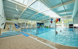 Indoor and outdoor pools at Kiln Park