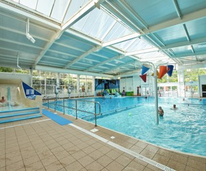 Indoor and outdoor pools at Kiln Park