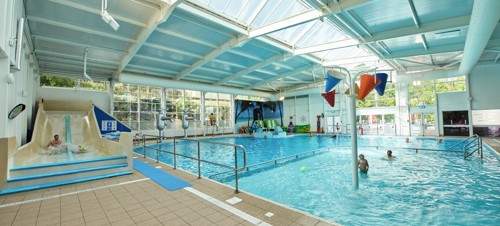 Indoor and outdoor pools at Kiln Park