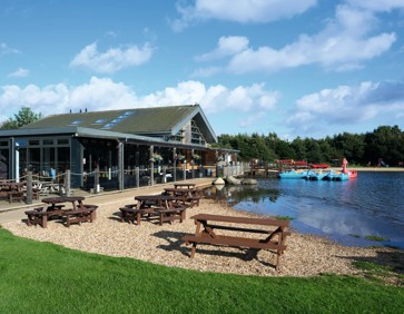 Otters Lodge, lakeside owner facility at Lakeland, Cumbria