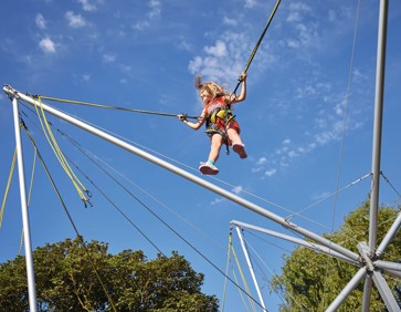 The Bungee Trampoline at Caister-on-Sea