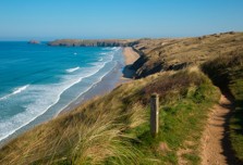 Perranporth beach, Cornwall