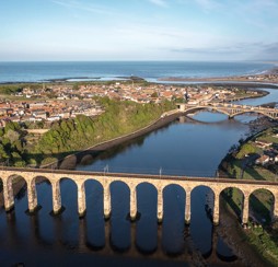 A view of Berwick in Northumberland.