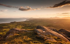 Porthmadog at sunset