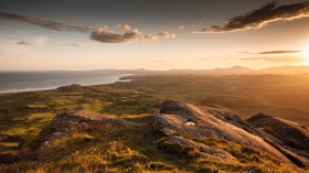 Porthmadog at sunset