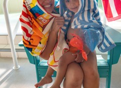 Indoor heated pool at Hafan y Mor