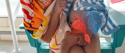 Indoor heated pool at Hafan y Mor