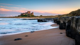 Bamburgh beach, Northumberland