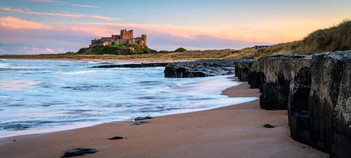 Bamburgh beach, Northumberland