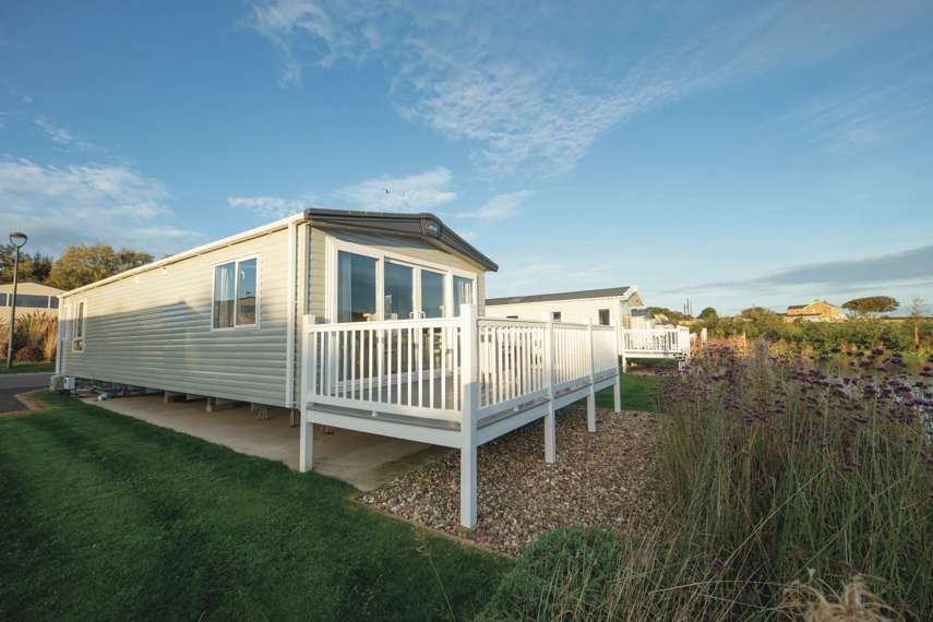 What are the benefits of static caravan decking?