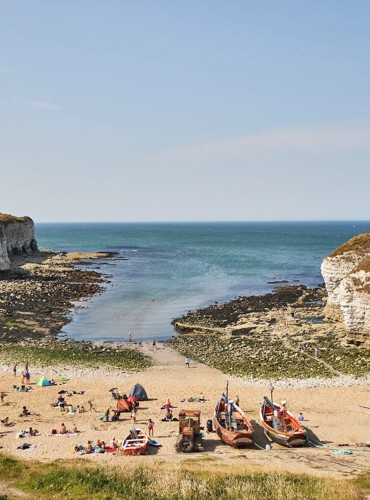 North Landing beach from above
