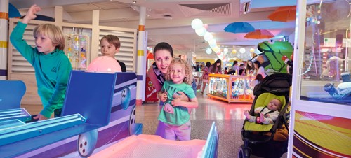 The updated Greenacres arcade