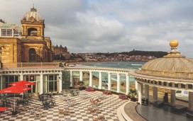 The iconic Scarborough Spa venue has a prime spot on the seafront.