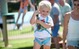 Enjoying the Mini Aerial Adventure at Presthaven