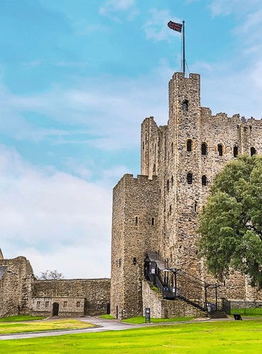 Rochester Castle, close to our Kent Coast holiday park.