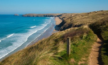 Beach in Perran Sands, Cornwall
