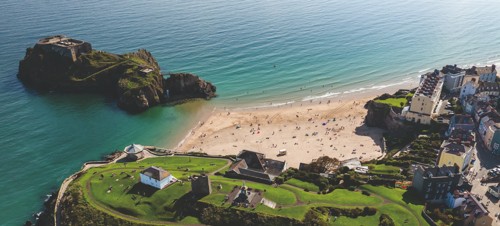Tenby Castle Beach