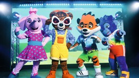 The full Seaside Squad line-up on stage