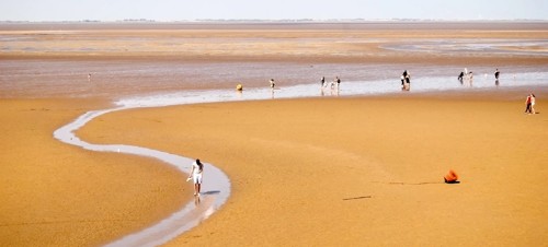 A walk on Cleethorpes Beach