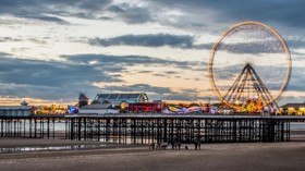 Blackpool Pier illuminated 