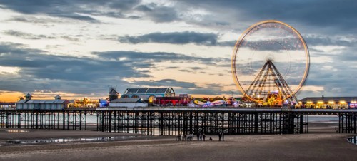 Blackpool Pier illuminated 