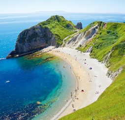 Visit the peacefulness at Lulworth Cove