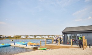 The Boathouse building at Thornwick Bay