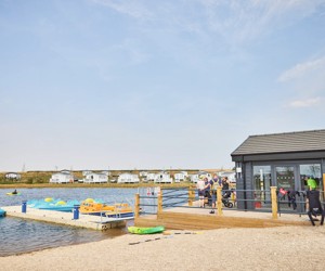 The Boathouse building at Thornwick Bay