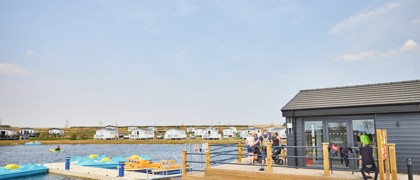 The Boathouse building at Thornwick Bay