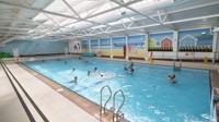 Indoor heated pool at Perran Sands