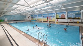 Indoor heated pool at Perran Sands
