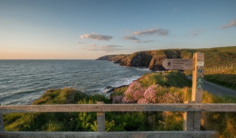 A section of the Pembrokeshire Coastal Path