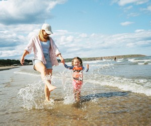 Direct beach access at Primrose Valley