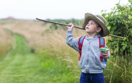 Adventure trail at Thornwick Bay