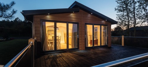 Caravan master bedroom