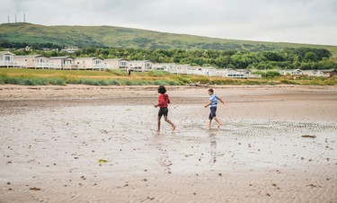 Barefoot on the sand
