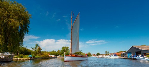 4. Explore the Broads by boat 