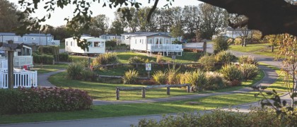 A view of the Blue Dolphin holiday park