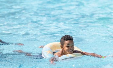 Outdoor pool at Seaview